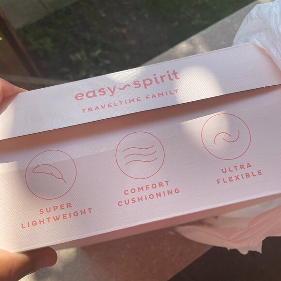 Boxed Easy Spirit Women's Traveltime Slip-On Mule / Black Mesh Mules - SIZE 10M - Picture 11 of 15